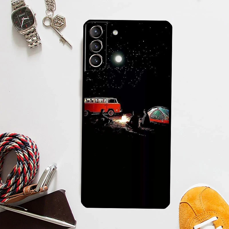 Nature-Themed Mountain Design Protective Phone Case