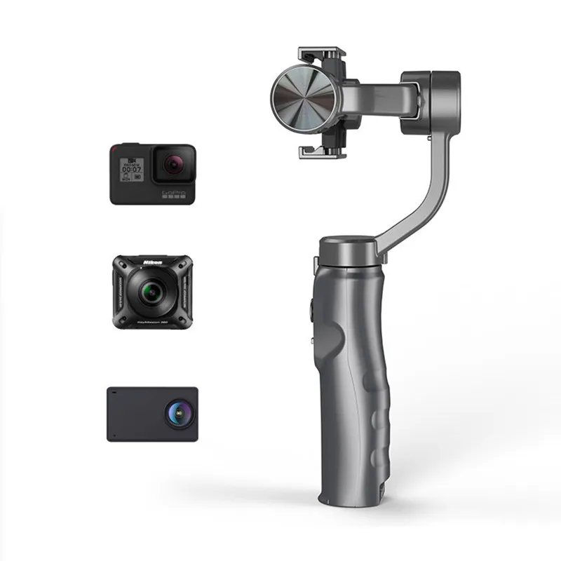 Handheld H4 3 Axis Gimbal Stabilizer Anti-shake Smartphone Stabilizer for Cellphone Action Camera for Vlogging Live Broadcast