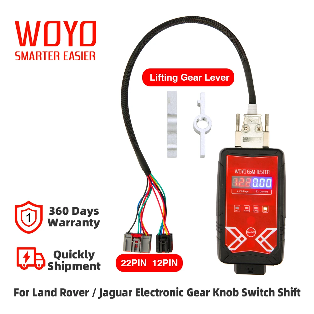 

WOYO PL005 GSM Tester Knob Gear Selection Dial Shifting Box Lift Bracket Shift Lever for Land Rover for Jaguar Diagnostic Tools