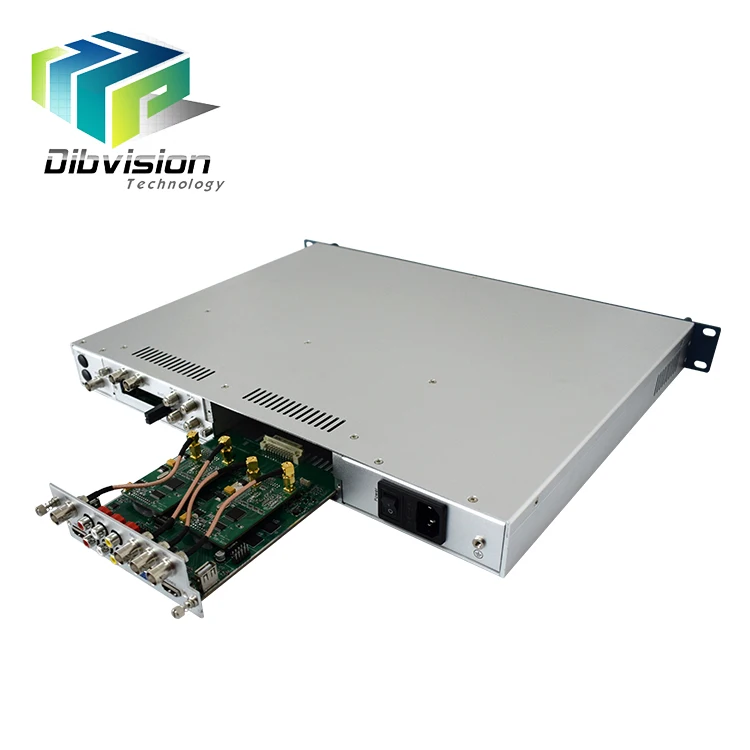 2 Sintonizzatore Rf Dvb-C/T/T2/S/S2 H.265 Hevc Asi/Ip A Sdi Decoder/Canali Tv Satellitare Decoder Video 4K Con 2 Slot Ci