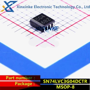 SN74LVC3G04DCTR Mark:C04 MSOP-8 инверторы Triple Logic ICs 3 Circuit новый оригинальный