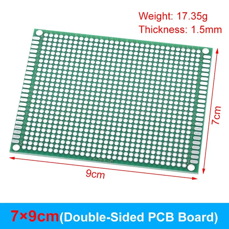 TZT%209x15%208x12%207x9%206x8%205x7%204x6%203x7%202x8%20cm%20Double%20Side%20Prototype%20Diy%20Universal%20Printed%20Circuit%20Board%20Protoboard%20For%20Arduino%20-%20Image%207