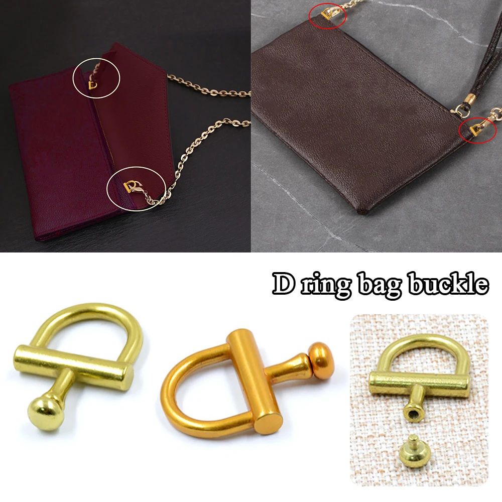 

Pure Copper Bag Zipper Transform Buckles Accessories DIY Handbag Repair Kit Replace Chain Buckle Adjust Parts Hardware Buttons