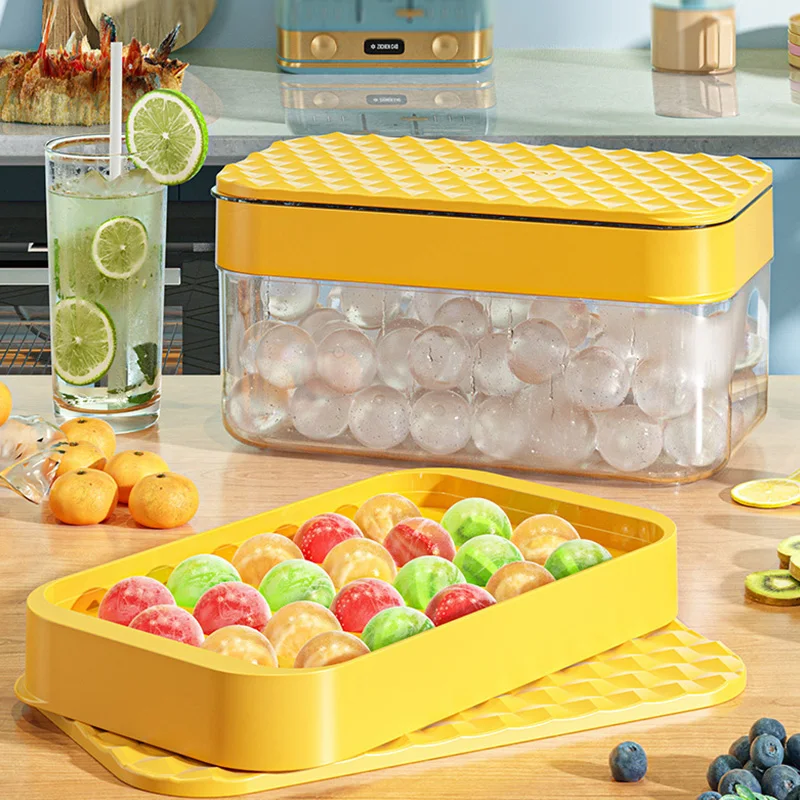 Ice Molds GIANXI PP Material Quick Demould Ice Cube Tray Creative Party Bar Kitchen Freezer Cooling Drink Box Silicone