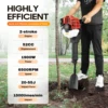 52CC 2-Stroke Garden Tree Digger Gasoline Excavator Tree Planting Shovel Rock Tree Digging Drilling Machine 1900W 5