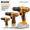 HILDA 12V 16.8V 21V Cordless Drill Electric Screwdriver Mini Wireless Power Driver DC Lithium-Ion Battery Power Tools 1