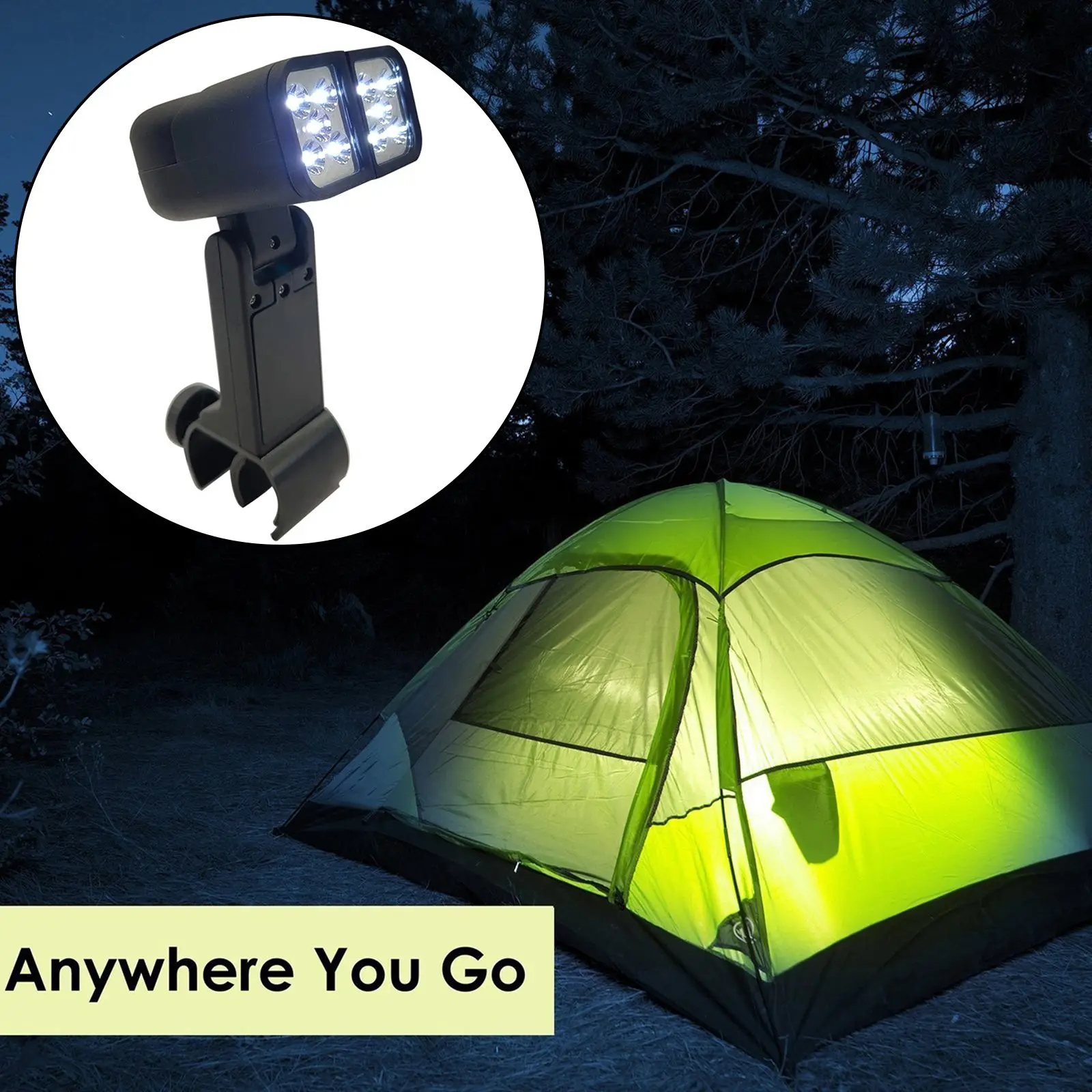 BBQ Grill Light Barbecue Light Base Barbecue Glass Fiber Nylon Material LED Lamp 10 Super Bright bbq grill lights