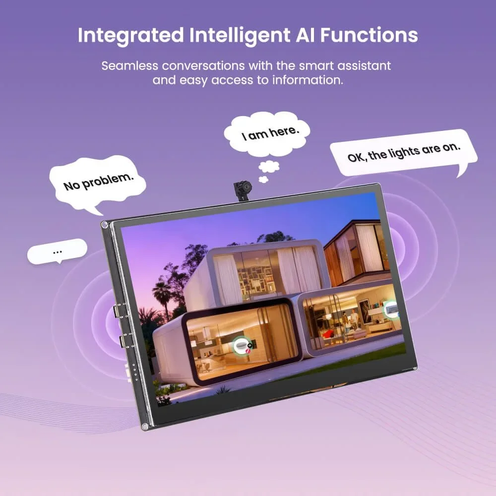 CrowPanel Advanced 10.1인치 ESP32-P4 HMI AI 디스플레이 1024x600 IPS 터치 스크린 WiFi 6 아두이노/LVGL/마이크로파이썬 호환