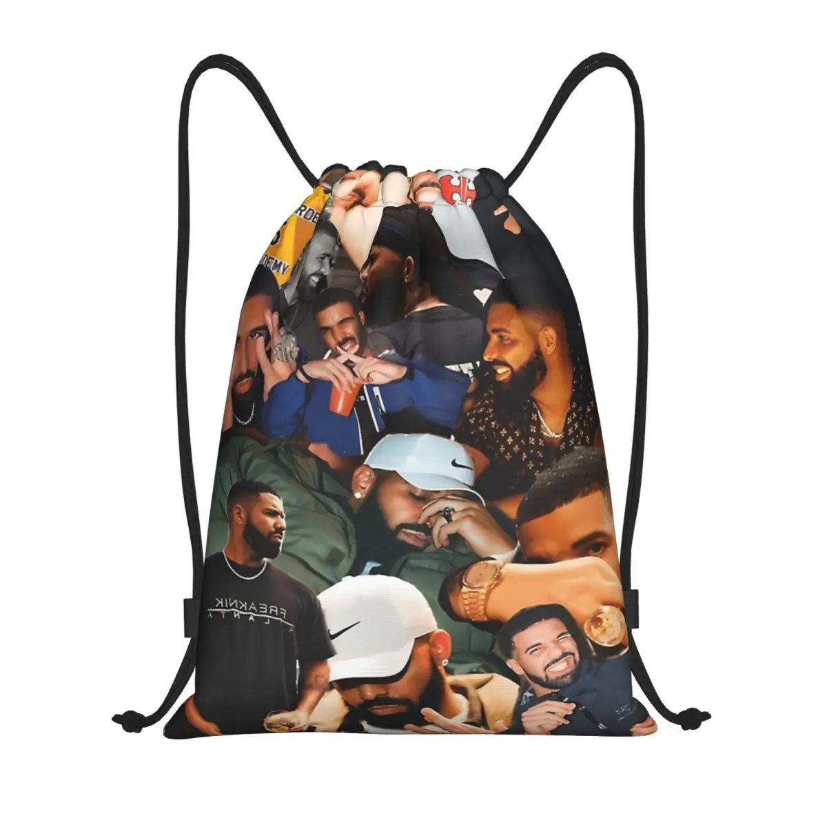 

Certified Lover Boy Tour 2023 Drawstring Backpack Gym Sports Sackpack Rapper Drake String Bag for Cycling