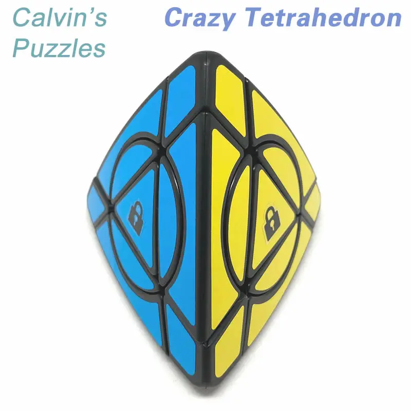 

Crazy Tetrahedron (Center-Locking) Magic Cube Calvin's Puzzles Neo Speed Twisty Puzzle Brain Teasers Educational Toys