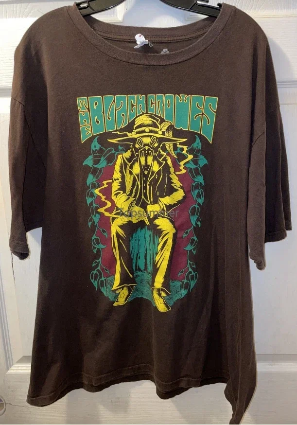 

Vintage Blacks Crowes Band T Shirt 2 Sided Rock Band Tee Lb2038