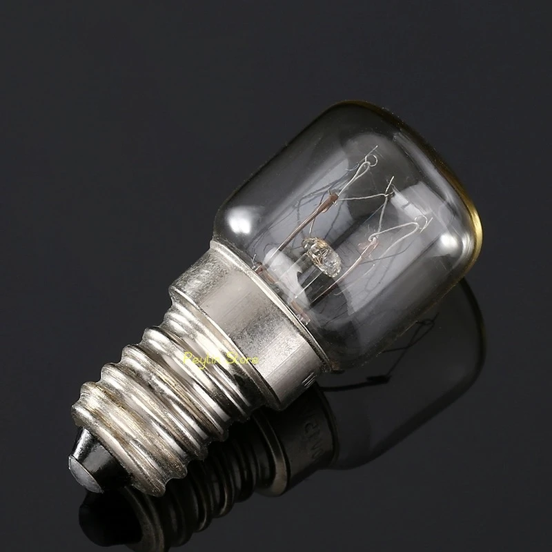 2Pcs E14 T22 T25 15W 25W Heat Resistant Bulb 300C Toaster Steamer Oven 110V 220V