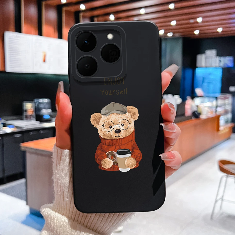 Stylish Shockproof Liquid Silicone Phone Case with Unique Patterns