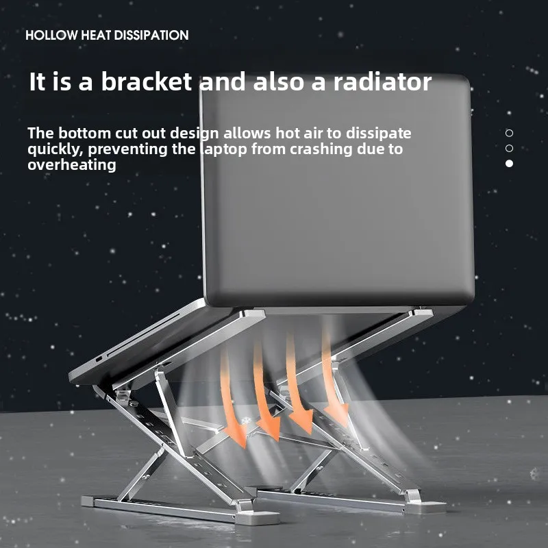 NEW N8 조절 가능한 노트북 스탠드 알루미늄 맥북 태블릿 노트북 스탠드 테이블 쿨링 패드 접이식 노트북 홀더