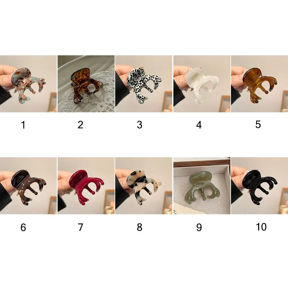 Elegant Acetate Hair Claw Clip - Retro Fashion Accessory
