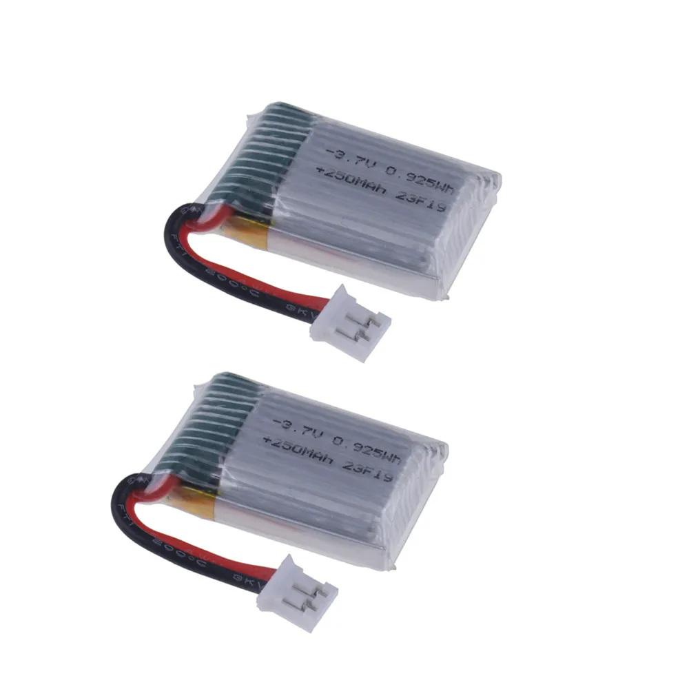 ตัวเลือกสินค้า แบตเตอรี่ลิโพ 3.7V 250mAh สำหรับโดรน E010-E013 และ Furibee F36