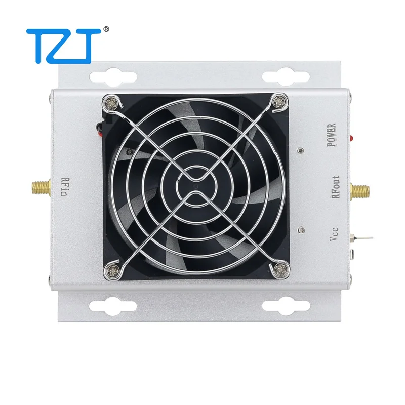 TZT 45 - 650MHz 10W 고품질 광대역 RF 전력 증폭기(SMA 암 커넥터 포함) 라디오 액세서리