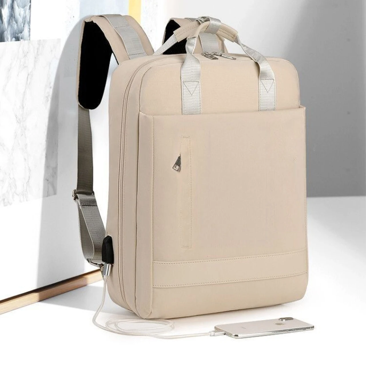 Zaino da viaggio di grande capacità per notebook da 13,3 14 15,6 17,3 pollici, custodia per computer impermeabile per uomini, donne e adolescenti