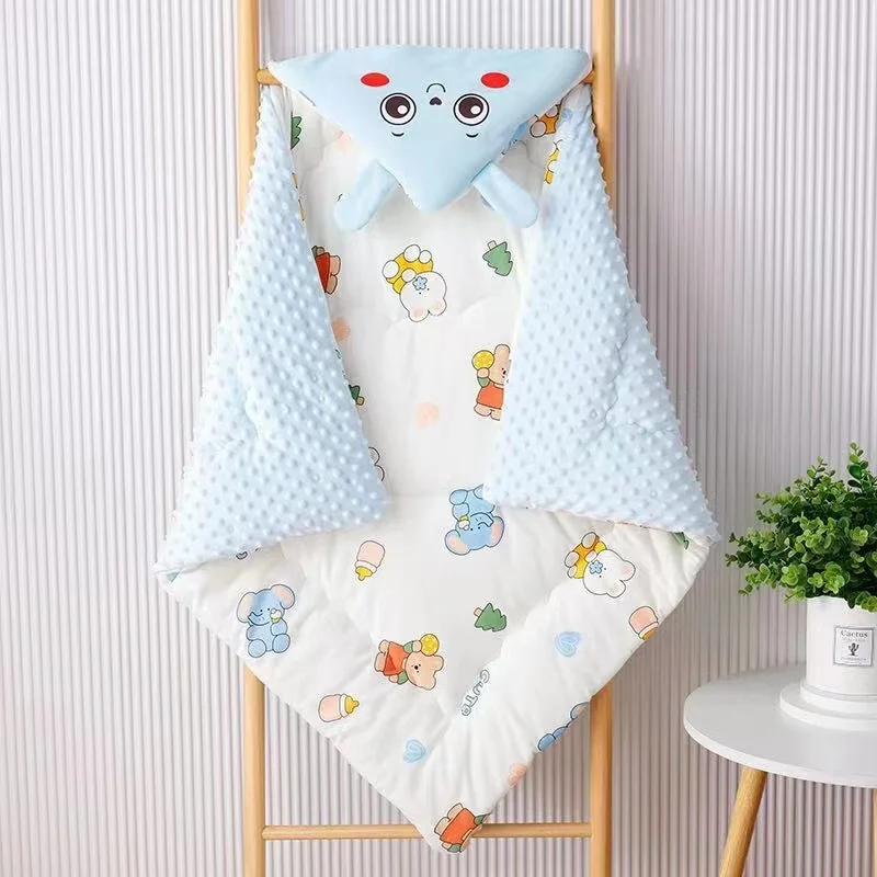 Plus Thickness Dual Purpose Birth Pure Cotton Out Bean Fleece Delivery Room Package Single Newborn Cotton Blanket Baby Blanket