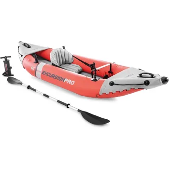 INTEX 68303EP Excursion Pro K1 Inflatable Kayak Set: Includes Deluxe 86in Kayak Paddles and High-Output Pump – SuperTough 1