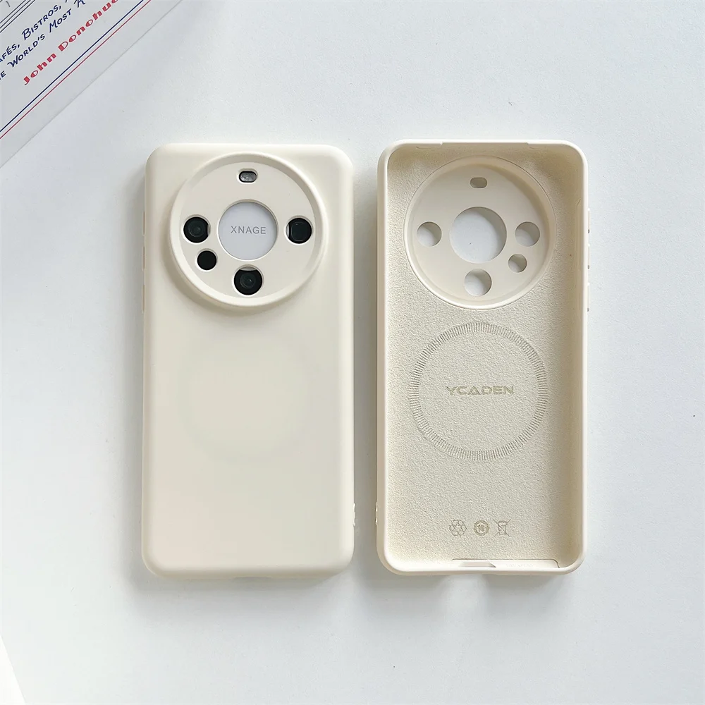 Luxury Liquid Silicone Magnetic Shockproof Case Cover