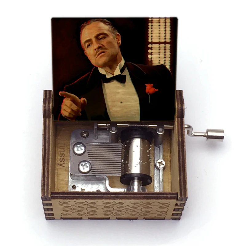 speak softly love Godfather music theme music box Caixa De Musica Musical Box Christmas Gift Drop Shopping large stock 3