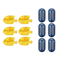 

12 Pcs Humidifier Cleaner,Demineralization Cartridge&Universal Humidifier Cleaner Fish,For Homedics Warm&Cool Humidifier