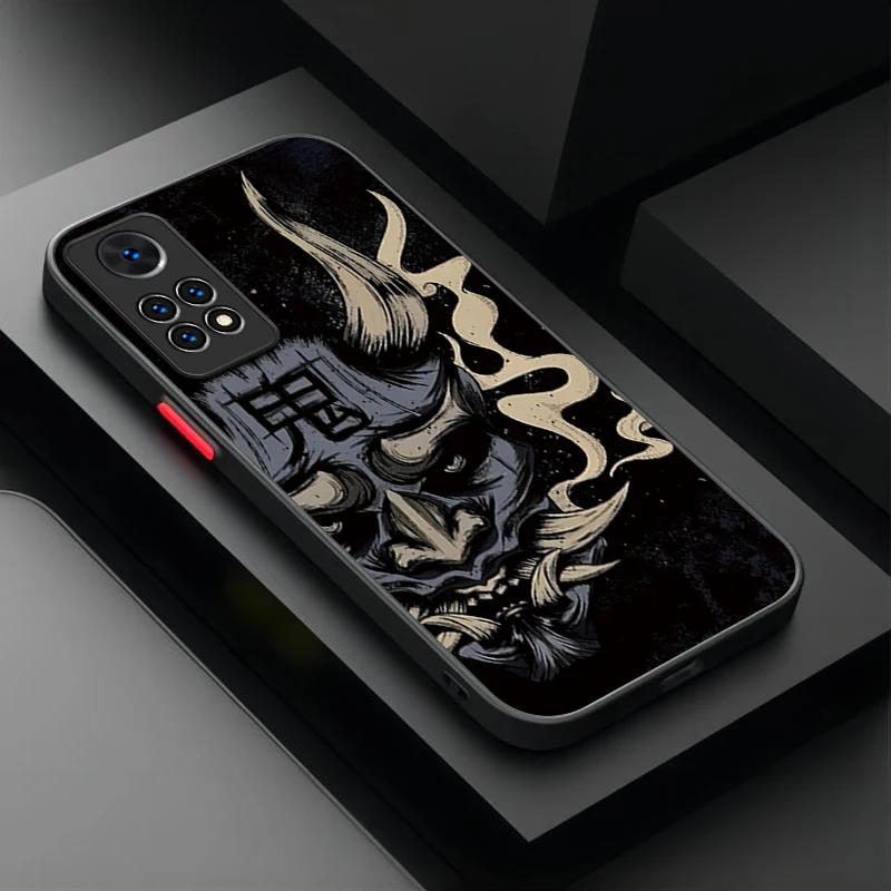 Samurai Hannya Mask Ghost Protective Phone Case Cover