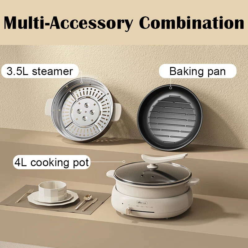 Electric chaffy dish electric steamer multi-purpose pot electric cooker multi-purpose pot split household 2