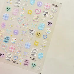 Ocean - Inspired Self - Adhesive Nail Art Stickers with Sea Life and Tropical Designs (TO4893)