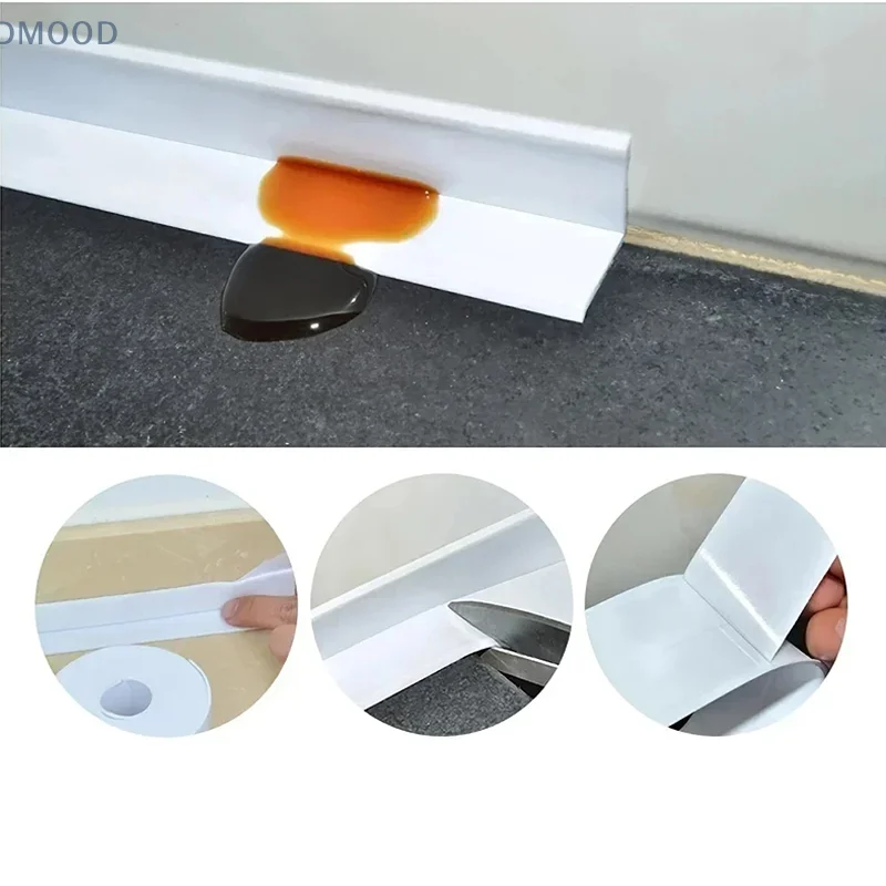 3.2M Pvc Waterdichte Kit Tape Voor Wastafels, Douches, Badkuipen En Toiletten Zelfklevende Muurstickers