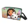 Custom Fashion Gabbys Dollhouse Travel Toiletry Bag for Gabby Cat Pandy Paws Makeup Cosmetic Organizer Beauty Storage Dopp Kit 1