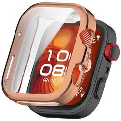 Premium TPU Protective Case for Smartwatch - Soft Shell Anti - Fall Full Cover with Screen Protector (Rose gold)