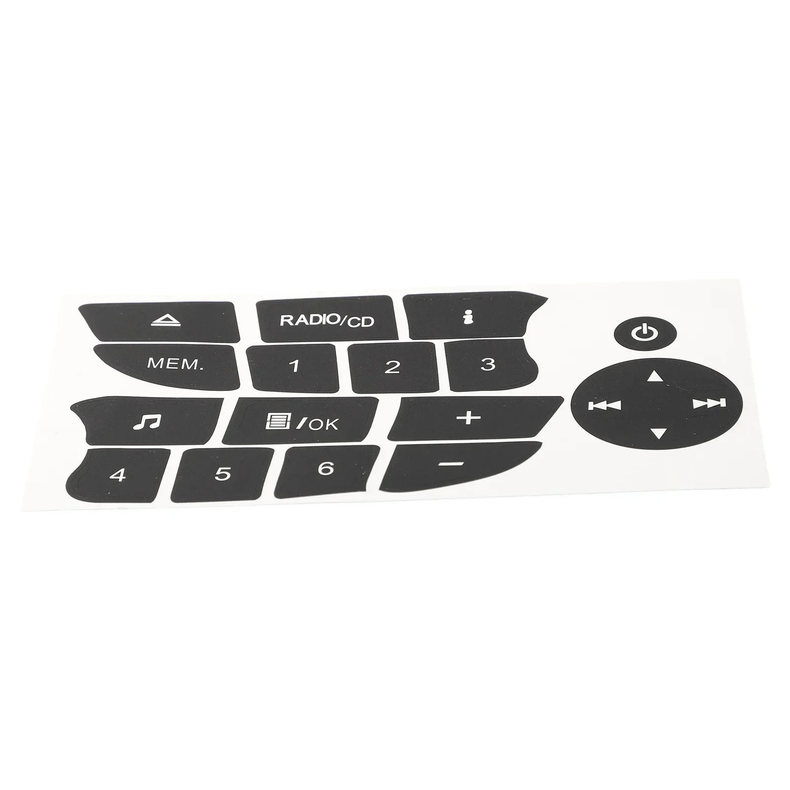 Car Button Stickers for Clio Megane 2009-2011