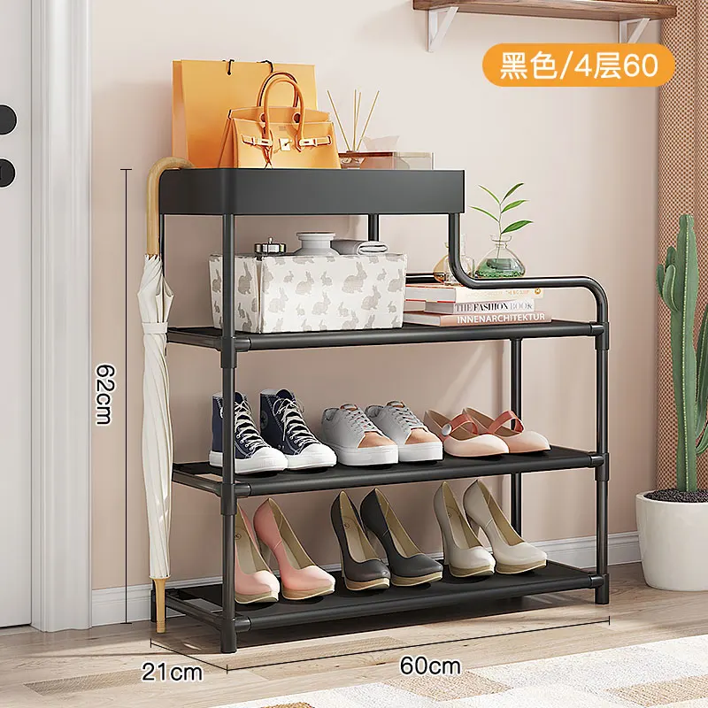 Tabiger 9 Tier Shoe Rack Organizer for Entryway 53-58 Pairs, DIY Stackable  Shoe Rack for Closet Shoe Organizer with Sturdy Shelves and 10 Hooks, Metal