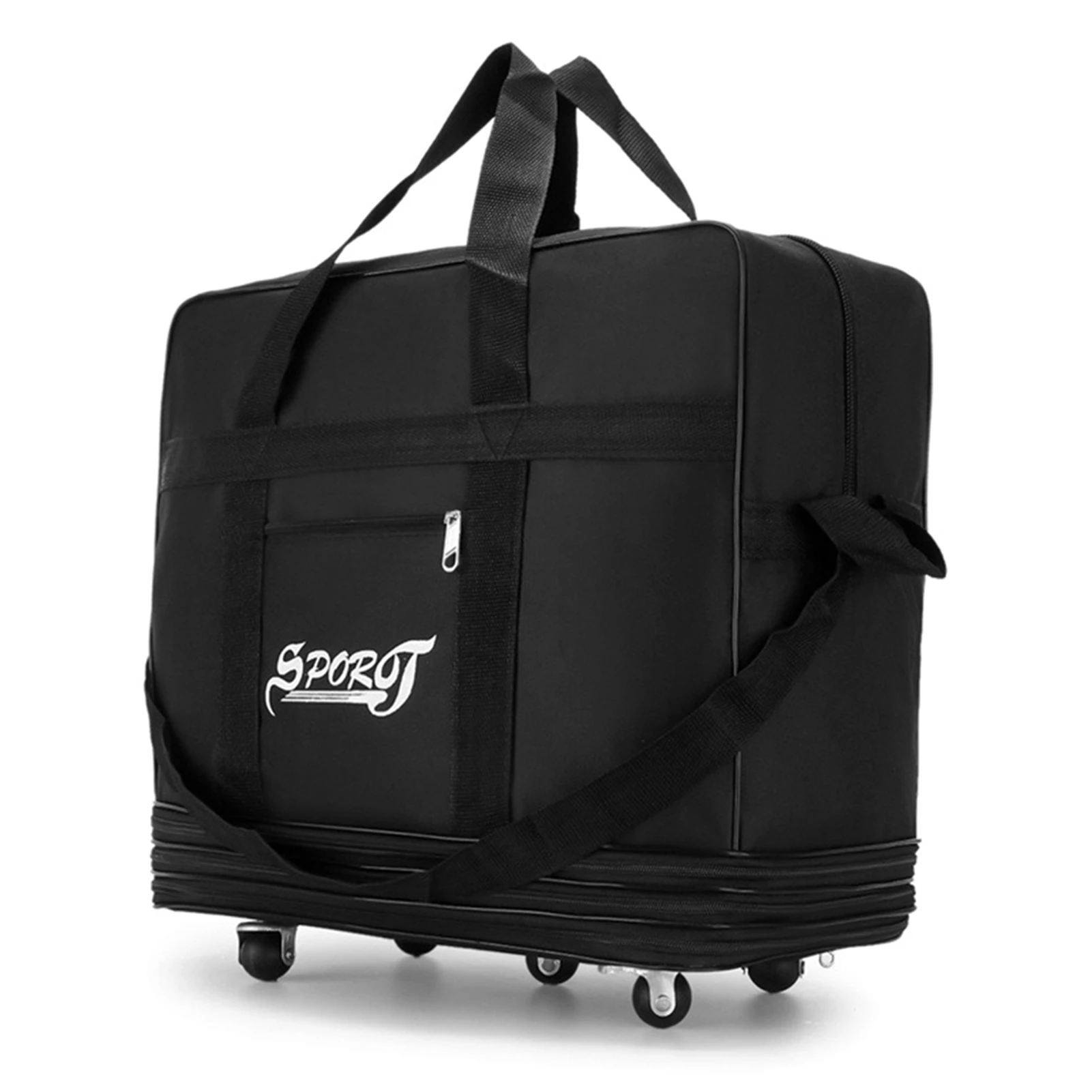 Expandable Foldable Suitcase Collapsible Rolling Travel Luggage Bag for Men Women Foldable Suitcase Expandable Suitcase
