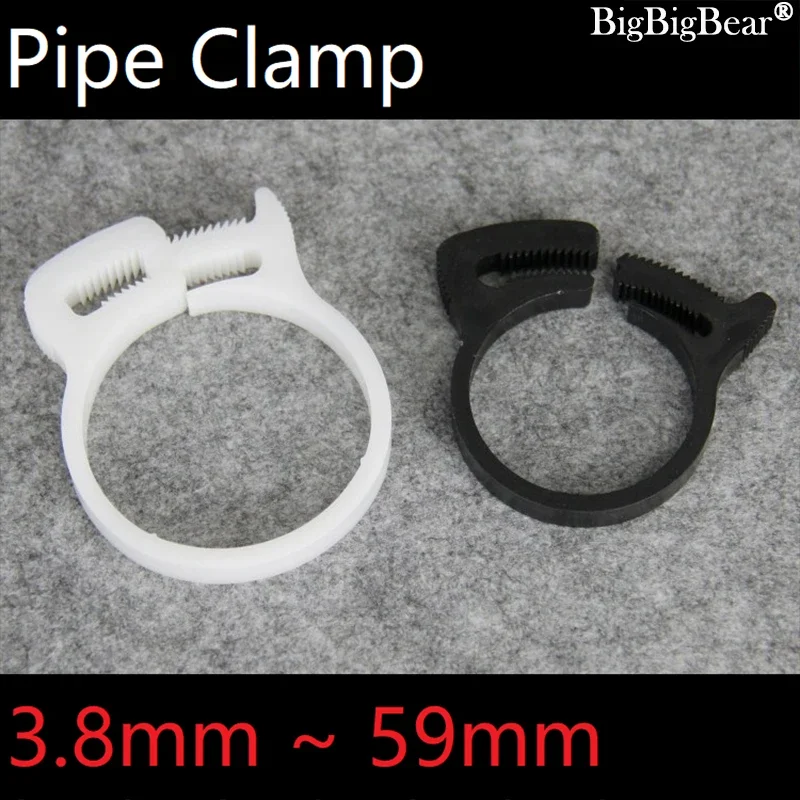 10pcs Hose Clamps 3.8~59mm Plastic Line Water Pipe Strong Clip Spring Cramps Fuel Air Tube Fitting Fixed Tool hose clamps pipe clamps plastic clamps