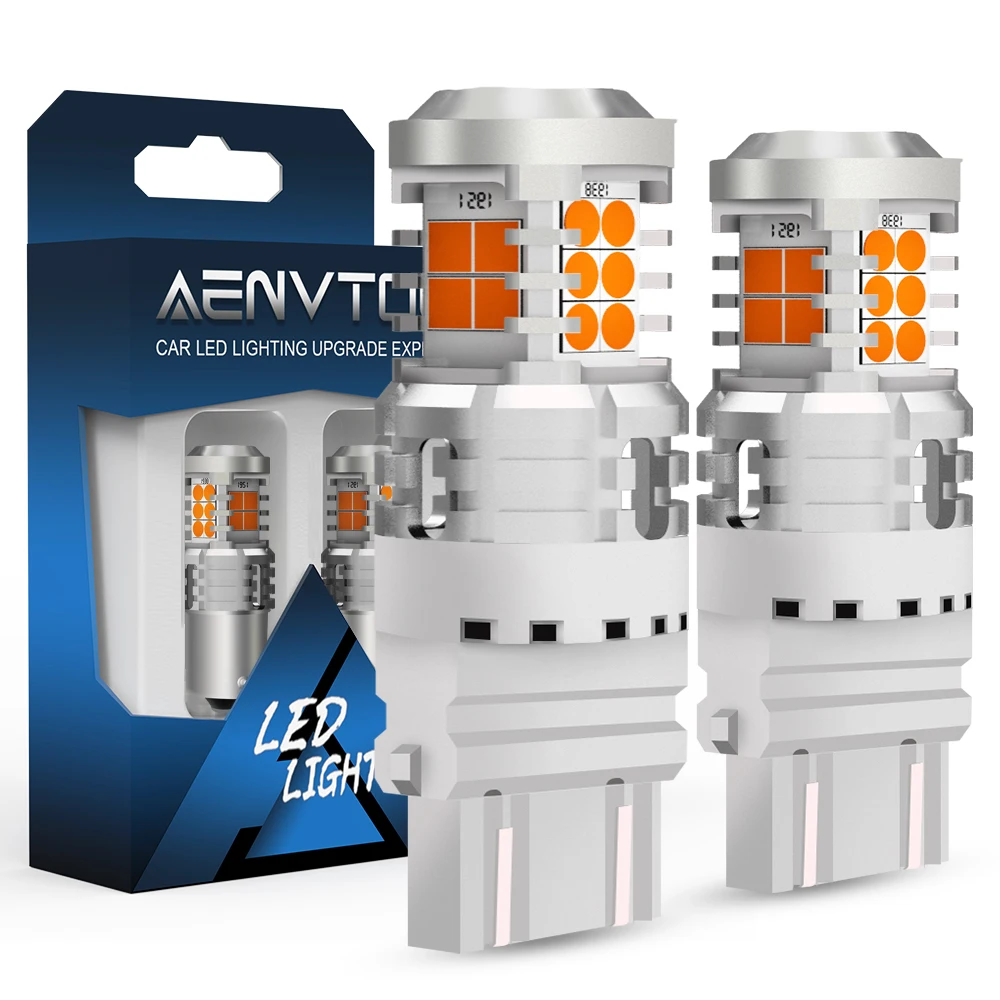 IBLUON Lot 2 Ampoules LED DRL 3157 P27/7W Canbus – Blanc, Pour Jeep Compass & Grand Cherokee 2011-2016