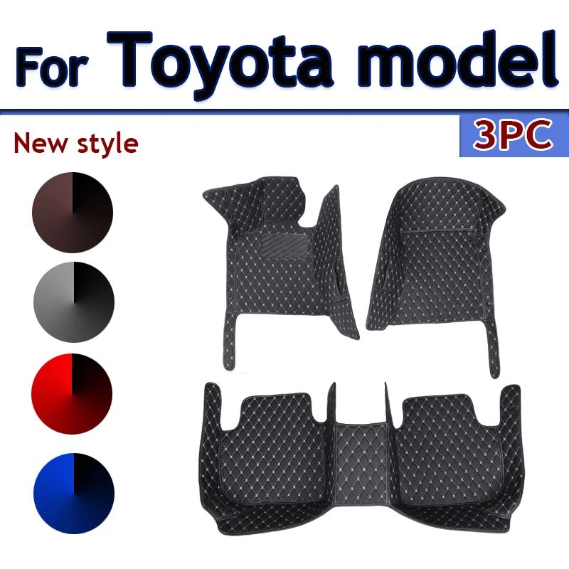 Tappetini Auto Per Toyota Yaris Auris Corolla Cross Tundra Highlander Venza Sienna Alphard Tacoma 4Runner Accessori Auto