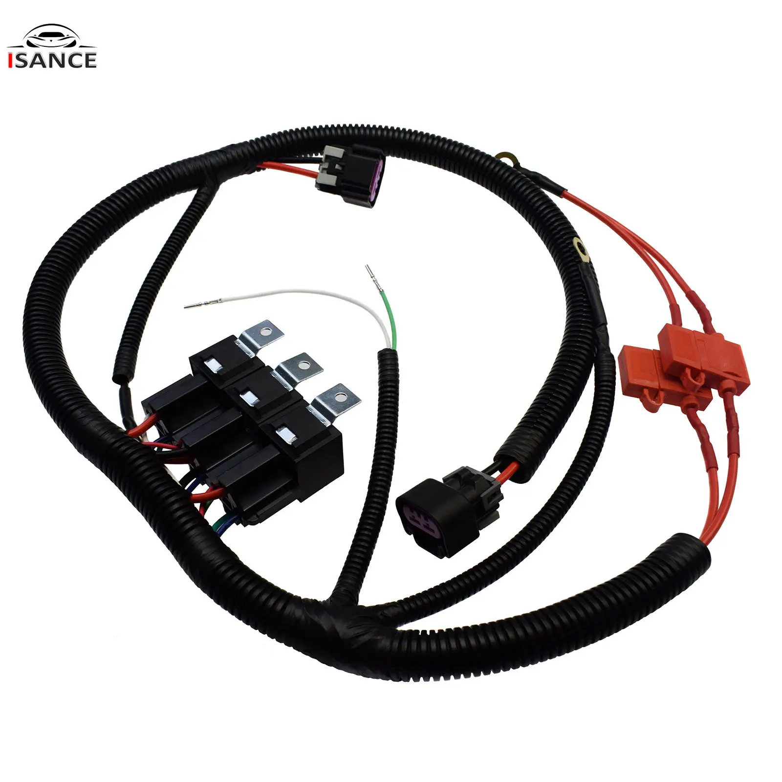 Electric ECU Control Dual Fan Upgrade Wiring Connector Harness