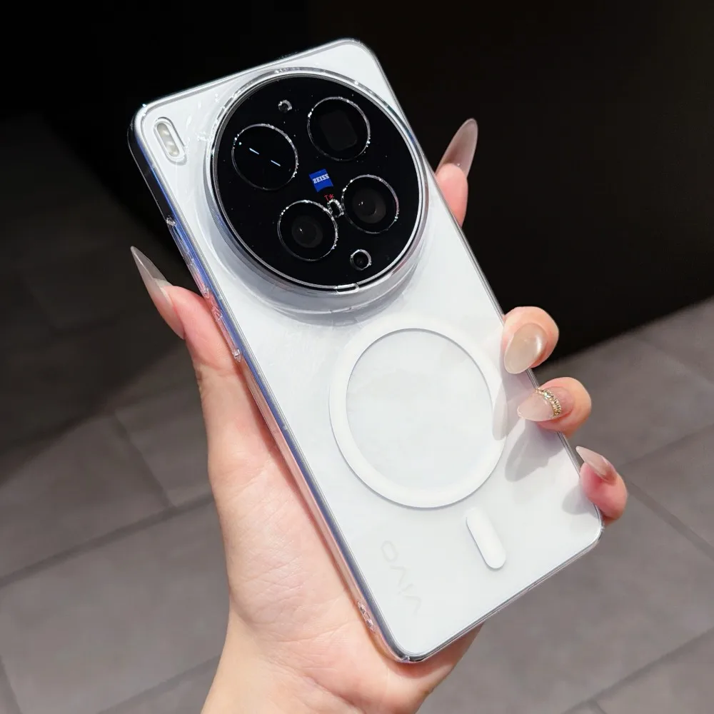 Clear Magnetic Shockproof Phone Case Cover