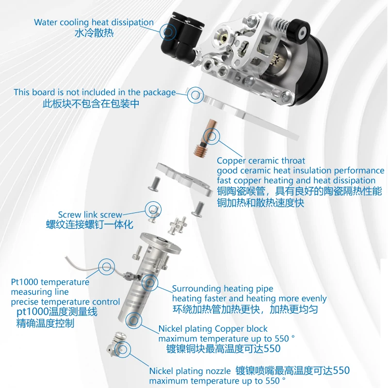 Cnc Suave-toda a Extrusora de Metal Vz-hender-low wc 8t Motor 10t um Eixo Engrenagem do Redemoinho para Voron 330 Vz235 Impressora 3d - Imagem 5