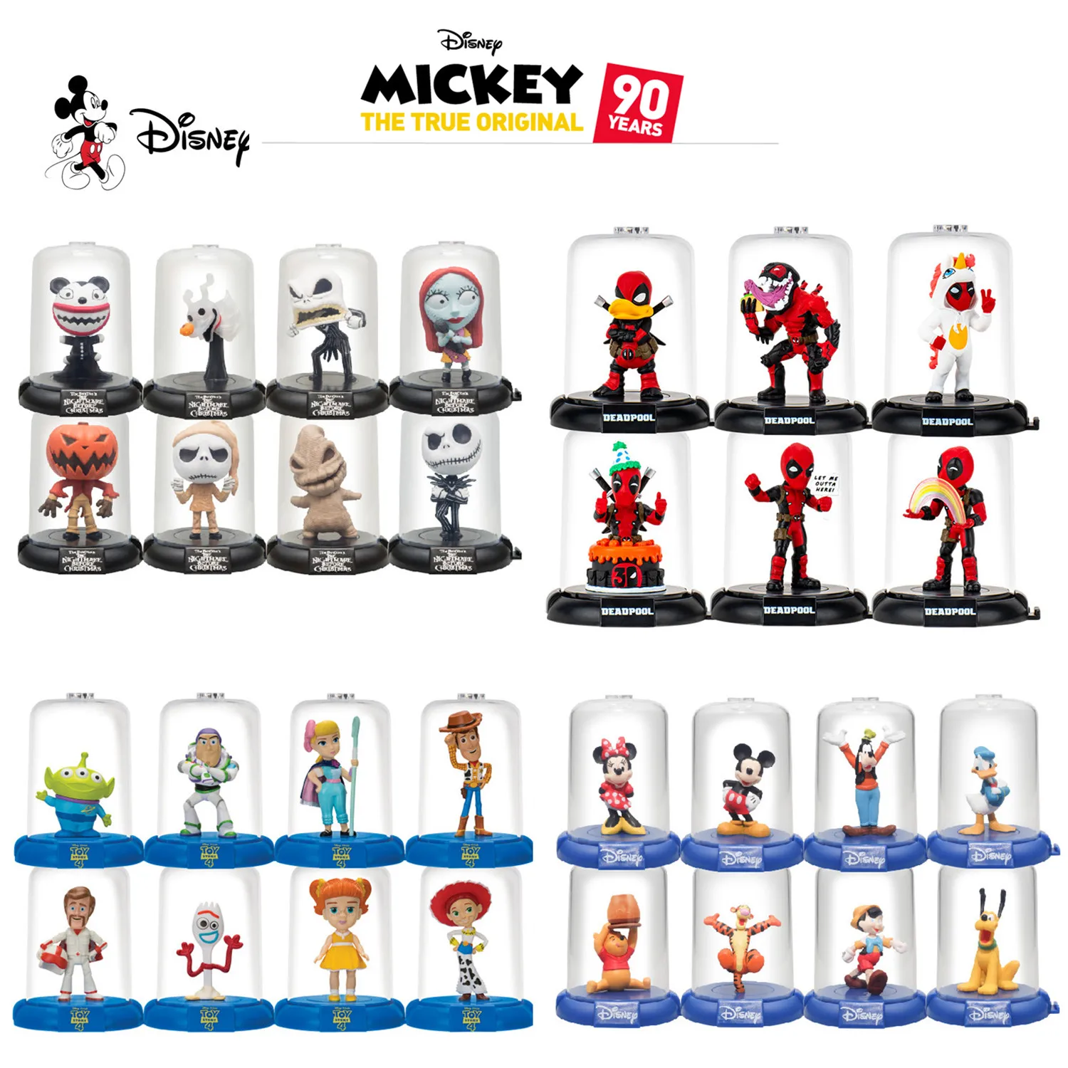 11 Stili Disney The Nightmare Before Christmas Toy Story Action Figure Mystery Toy Boxes Sally Jack Skellington Blind Box 1 Pz