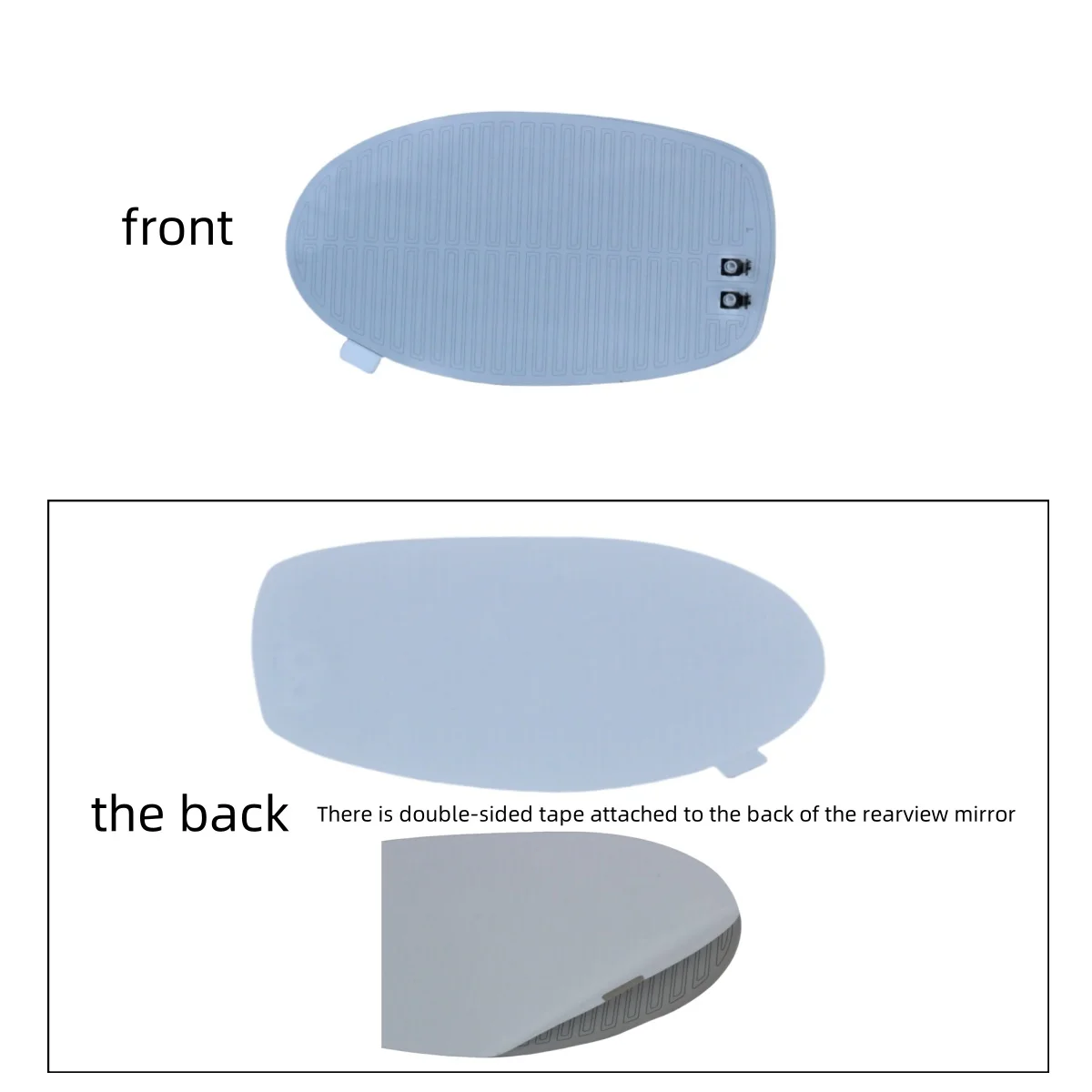 Upgrade14.5*8cm 범용 빠른 따뜻한 12V 자동차 사이드 미러 유리 히터 가열 Defogger 패드 매트 서리/안개/비 커버 제거