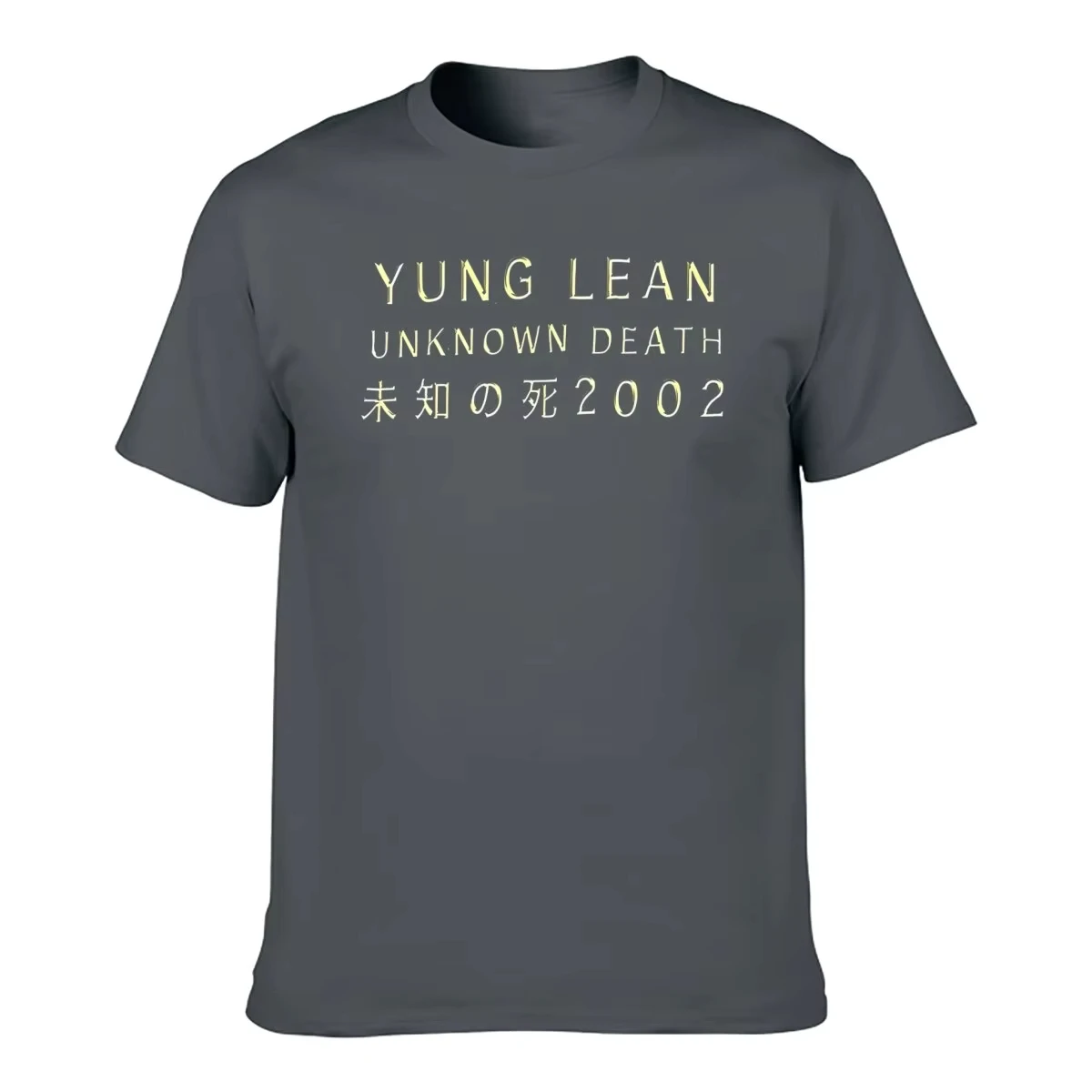 Yung Lean Unknown Death 2002 Album Tour Merch T-Shirt Musik Hip Hop Trendiges T-Shirt Männer Frauen Sommer T-Shirt Kleidung Streetwear Tops – Detail 8