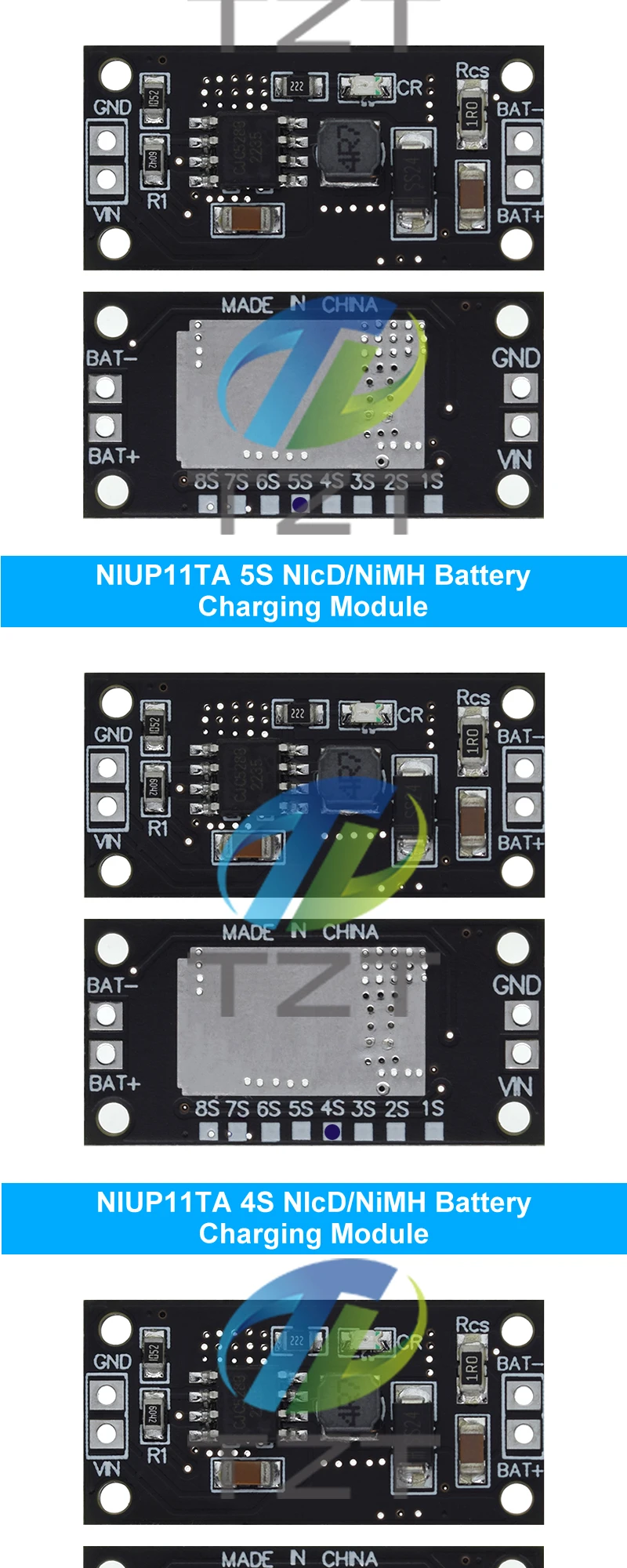 1/3PCS 1-8 Zelle 1,2 V 2,4 V 3,6 V 4,8 V 6V 7,2 V 8,4 V 9,6 V für NiMH NiCd Batterie Gewidmet Ladegerät Lade Modul Bord – Detail 14