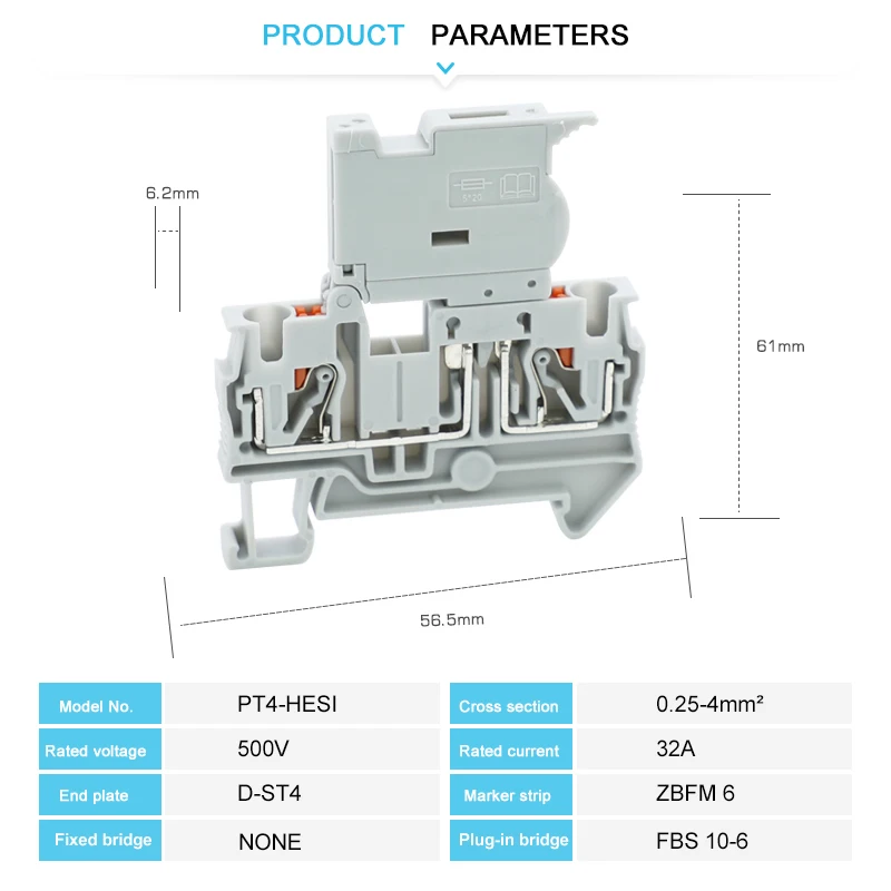 PT 4-HESI ǻ ⷯ ͹̳ , Ǫ  , 4mm  ̺, 4 mm NS35 Din  Ŀ PT4-HESI, 5x20mm, 10 