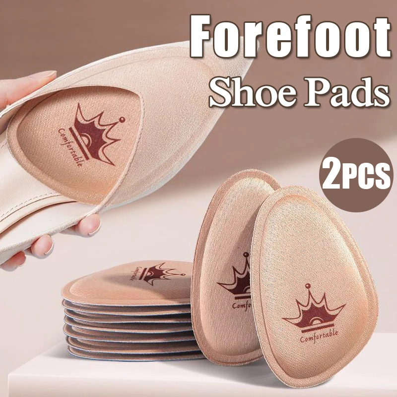 

2pcs Women Forefoot Pad for High Heel Insert Half Insoles Anti-Slip Anti-Pain Insole Fore Foot Toe Pain Relief Shoe Pads Cushion