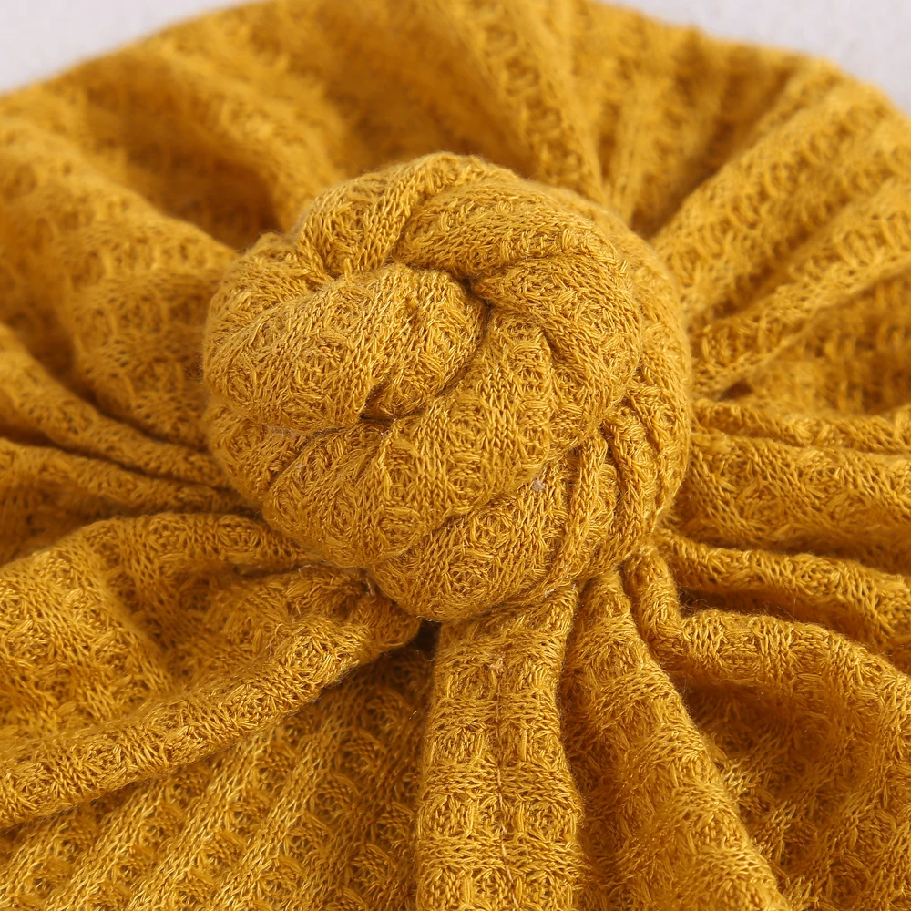 Solid Donut Turban Baby Girl Cap Winter Warm Infant Hat Elastic Child Newborn Head Wraps Turbans Headbands Baby Hair Accessories_voghion.com