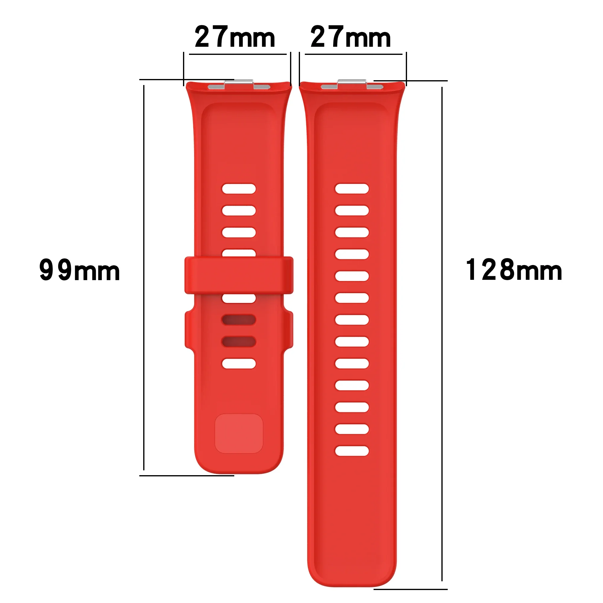 Premium Silicone Wristband for Smartwatches - Flexible and Durable Watch Strap Accessory